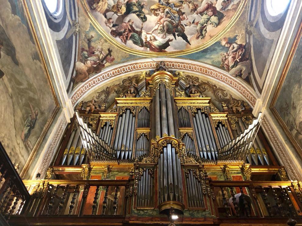 Órgano de la catedral de Jaca.