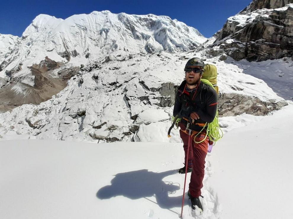 Iker Madoz, este año en una expedición en Nepal.