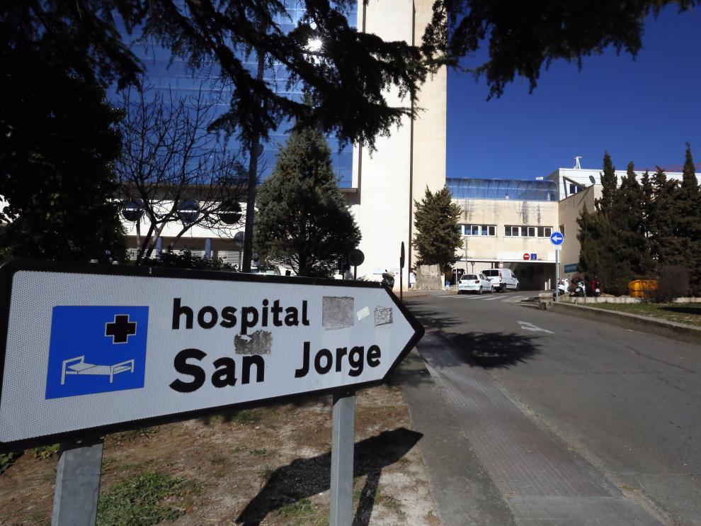 El Hospital San Jorge de Huesca atiende a 3 de los 8 ingresados por covid en la provincia.