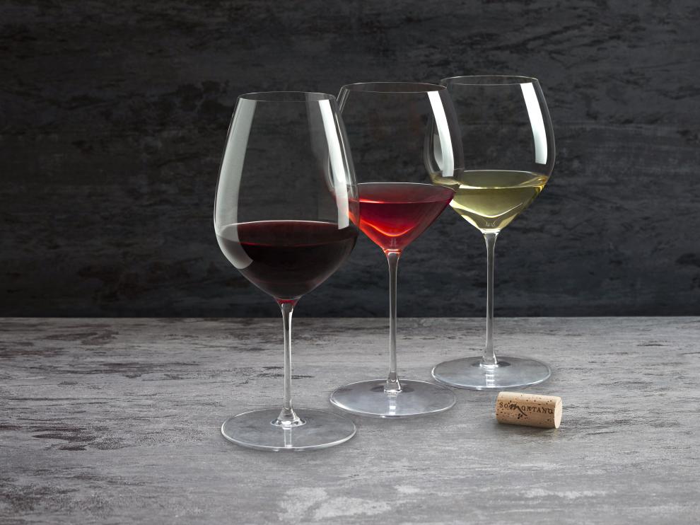 Copas de vino de la DOP Somontano.