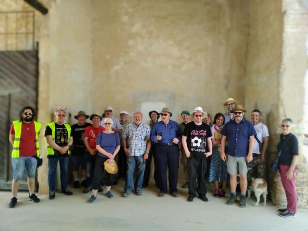 Grupo Orwell durante su visita al Monasterio de La Cartuja de las Fuentes.