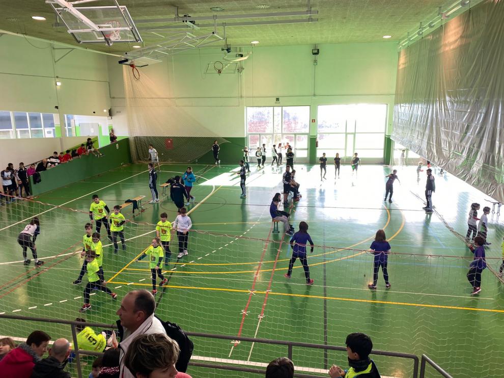 La jornada reunió a 445 jugadores en el pabellón de Panticosa.