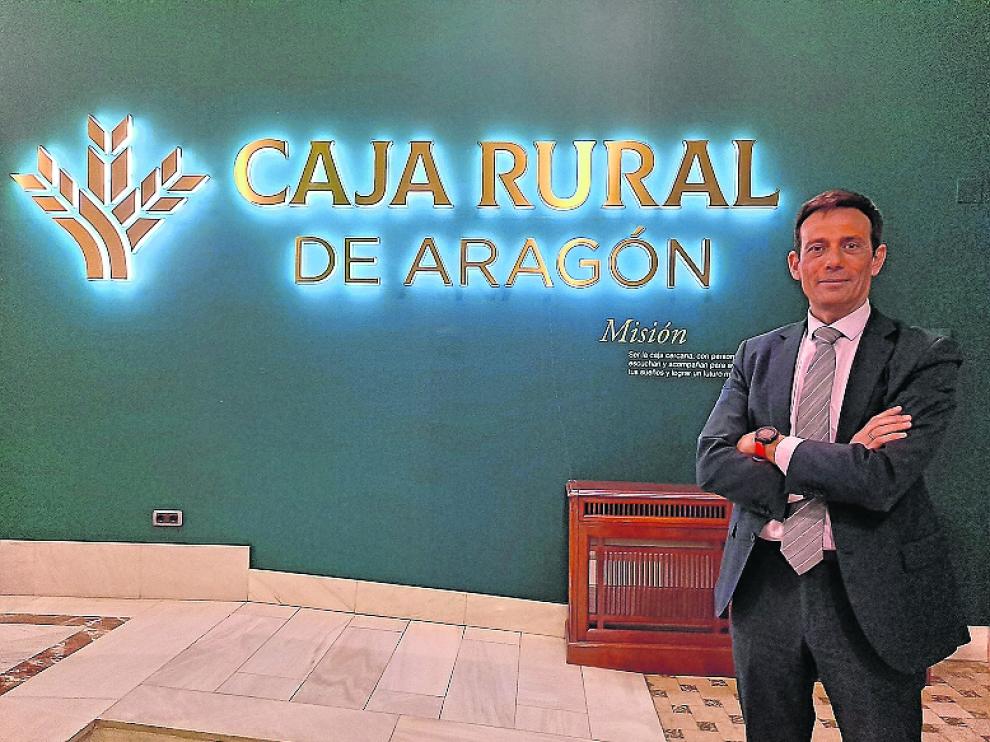 Alejandro Lanuza, director territorial de Caja Rural en la provincia.