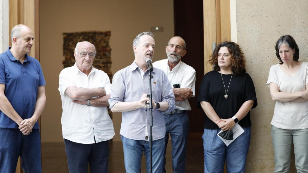 Aurelio Gracía, Jorge Mayoral, Ramón Lasaosa, Francisco Mateo, Amparo Roig y Beatriz Aísa.