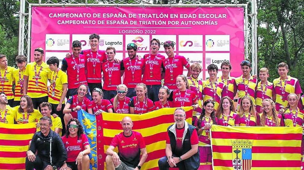 Las selecciones escolar y absoluta masculina y femenina compitieron juntas a lo largo de dos días en Logroño