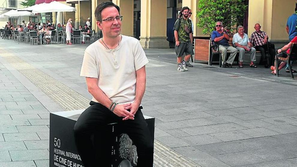 Germán Roda, director del documental que hoy se proyecta en Albalate de Cinca.