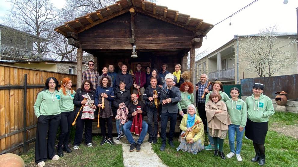 Foto de los participantes en el Encuentro en Georgia en el marco del proyecto.
