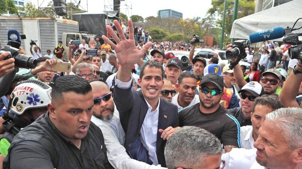Juan Guaidó protagoniza un regreso triunfal a Venezuela