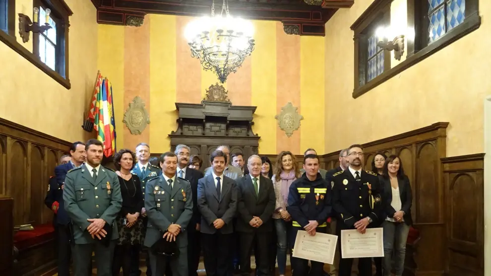Nicolás Hernández Gracia y Daniel Muñoz Hernando son condecorados con la Medalla al Mérito Social