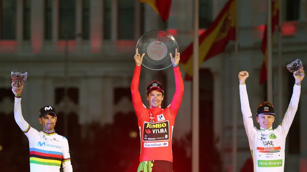 Roglic certifica su éxito y gran segundo de Valverde