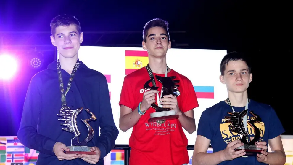 Pedro Ginés, Campeón del Mundo de Rápidas U16