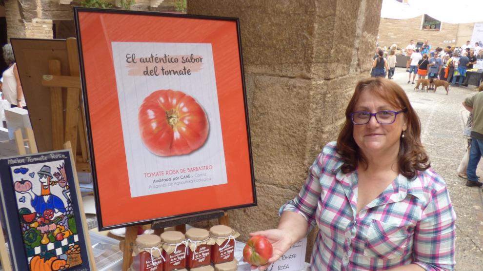 El Tomate Rosa ecológico de Barbastro triunfa en España