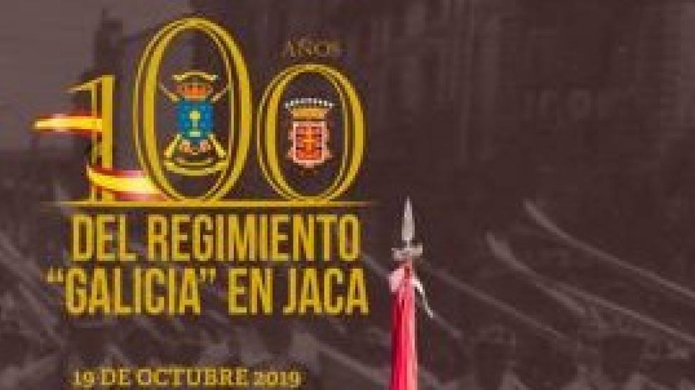 Jaca celebra los cien años de estancia en la ciudad del Regimiento Galicia