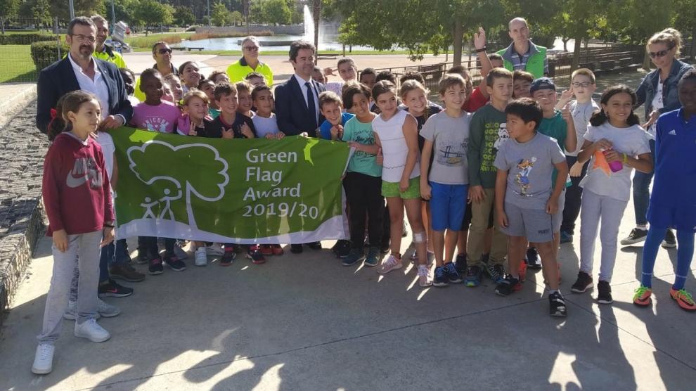 El Parque Universidad de Huesca recibe el premio internacional "Green Flag"