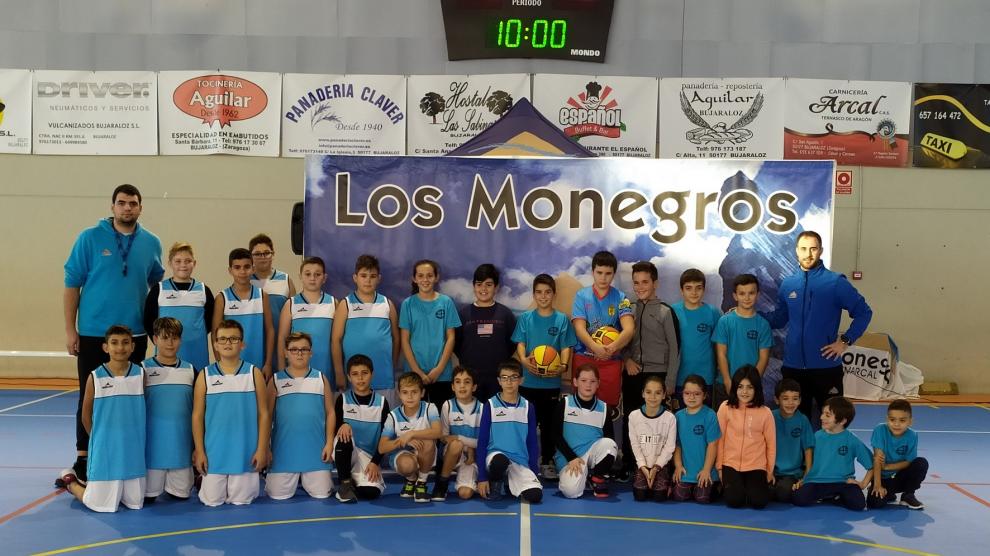 Bujaraloz acogió el primer encuentro de escuelas comarcales de baloncesto de Los Monegros