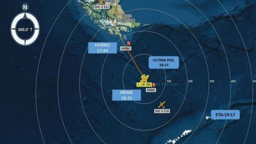 Desaparece un avión militar de Chile rumbo a la Antártida con 38 personas