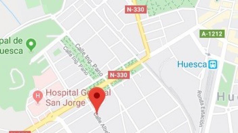 Atropellada una joven de 17 años en la avenida Martínez de Velasco de Huesca