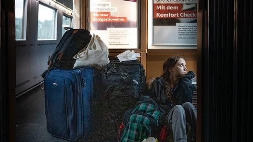 El debate sobre el viaje en tren de Greta Thunberg llega a la política alemana