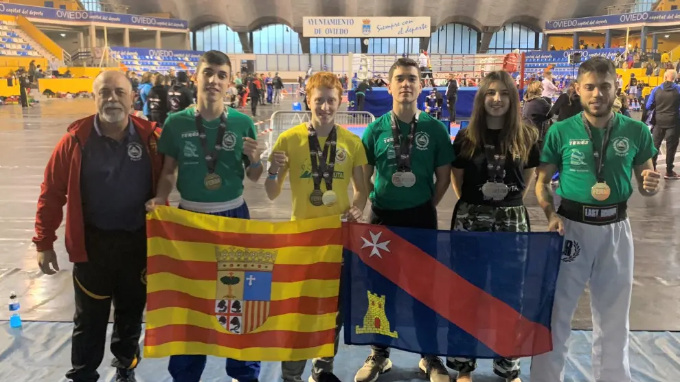 Diez medallas altoaragonesas en el Ciudad de Oviedo
