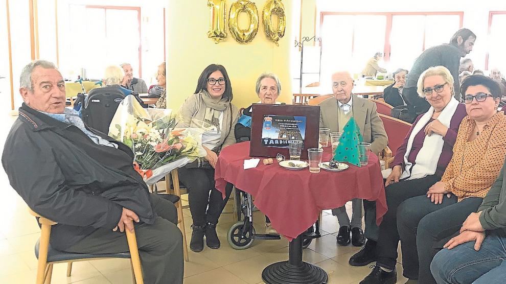 Teresa Paño, de Tardienta, cumple cien años