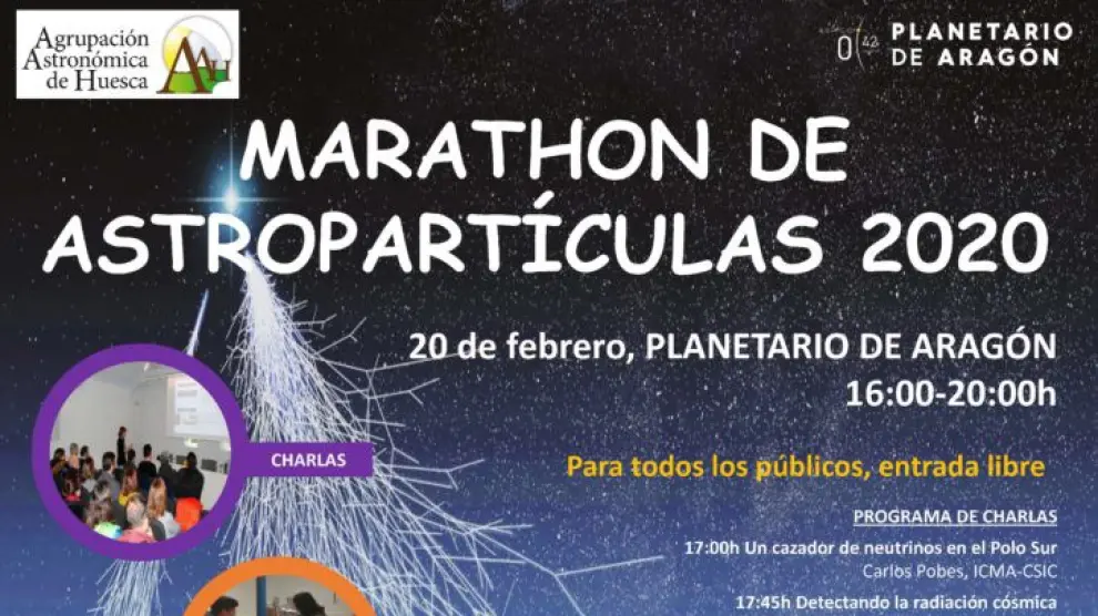El Marathon de Astropartículas lleva a Huesca las últimas investigaciones sobre la radiación cósmica