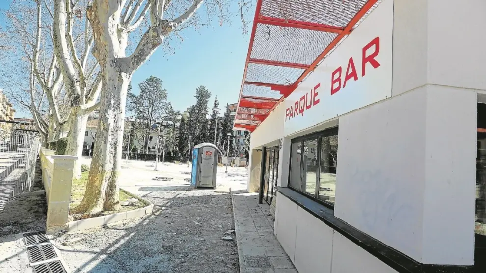 El Parque Bar de Huesca entrará en servicio en primavera con un aspecto renovado