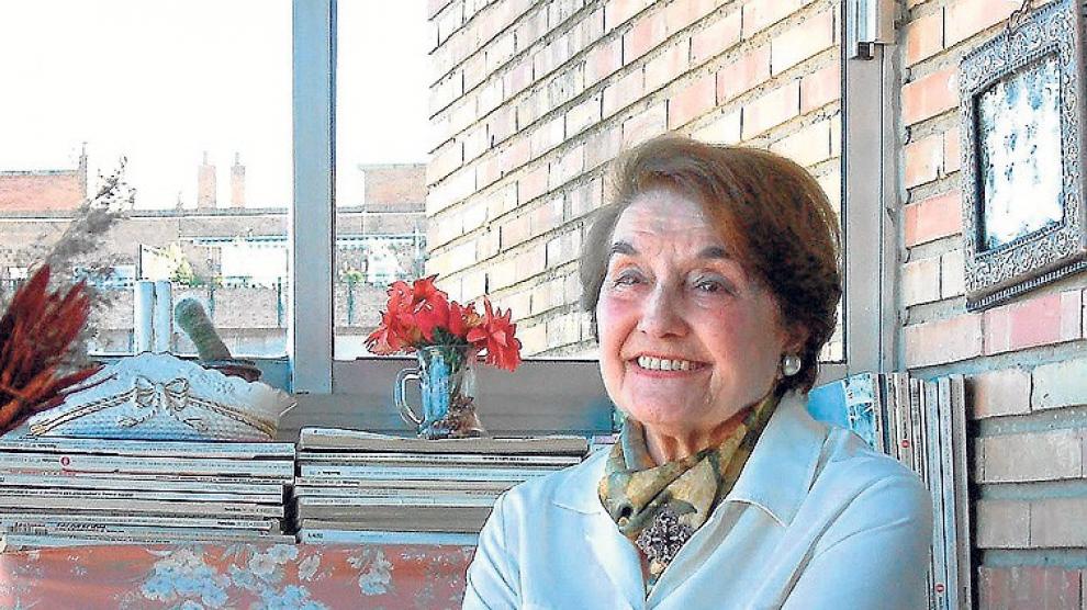 Muere en Huesca la gran acuarelista altoaragonesa Aida Corina