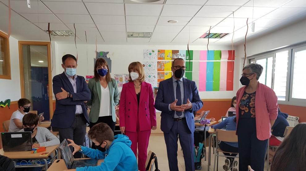 Visita al colegio Lucien Briet en Zaragoza
