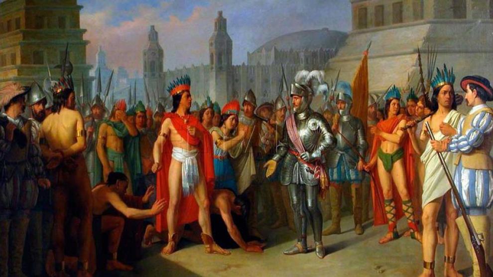 500 aniversario de la conquista de Tenochtitlan por Hernán Cortés