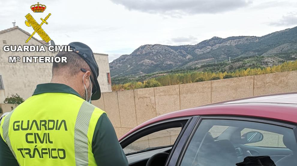 Una imagen de la operación llevada a cabo por la Guardia Civil de Teruel.