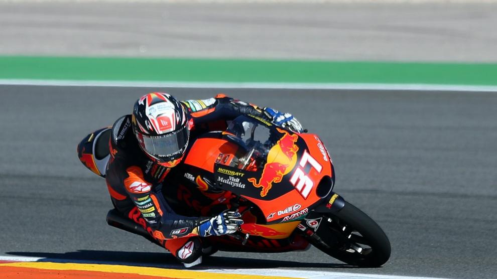 Pedro Acosta, campeón del mundo de Moto3 al vencer el Gran Premio del Algarve PORTUGAL MOTORCYCLING GRAND PRIX