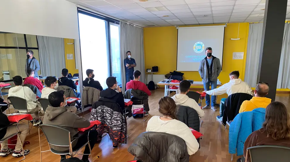 Curso de socorrista en La Hoya de Huesca.