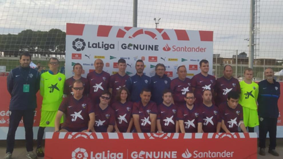 El equipo Genuine del Huesca estuvo el pasado fin de semana en Tarragona.