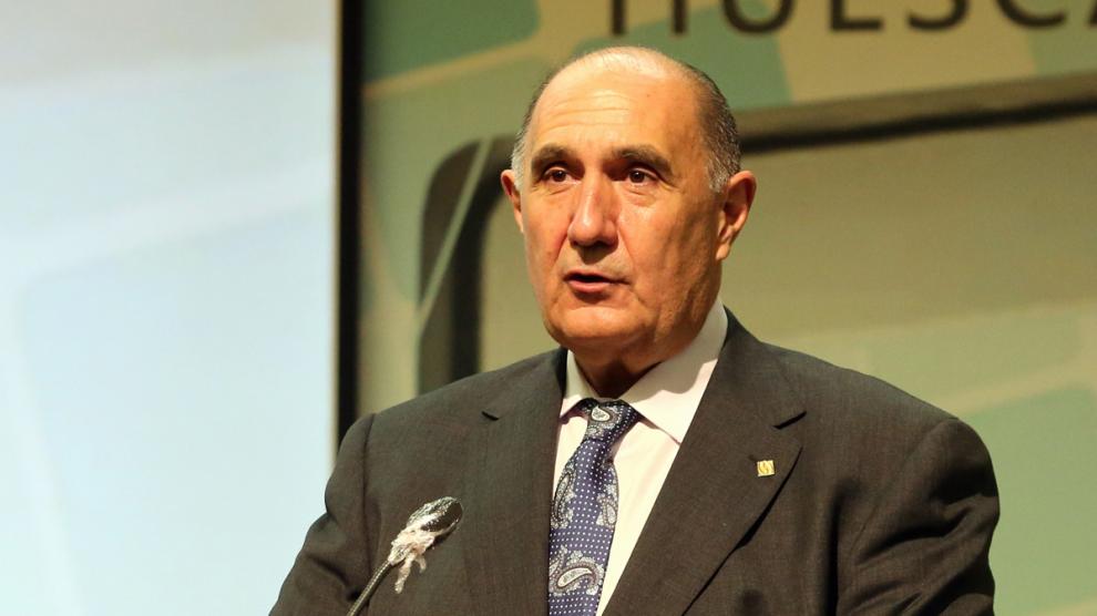 El presidente de Asaja Huesca, José Fernando Luna
