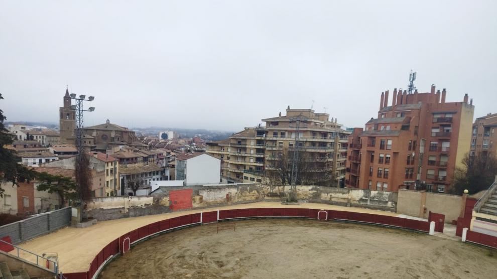 Vista de la plaza de toros tras los últimos trabajos realizados.