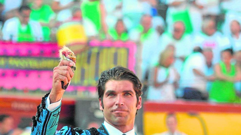 Cayetano, en la feria oscense de 2018.