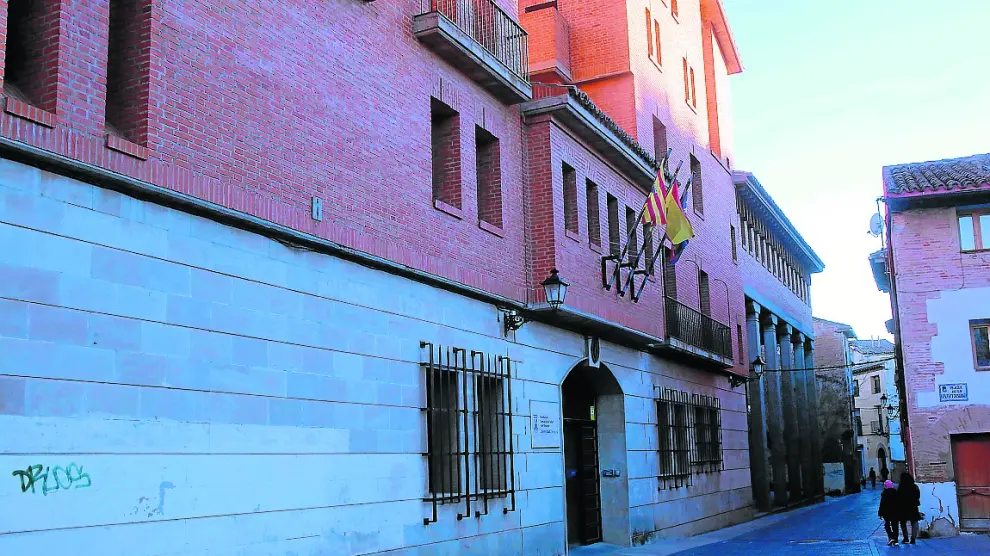 Facultad de Medicina de Huesca, en el Casco Antiguo.