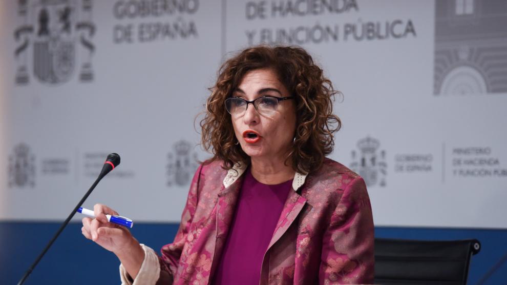 La ministra de Hacienda, María Jesús Montero, ha presentado las medidas fiscales de los presupuestos de 2023.