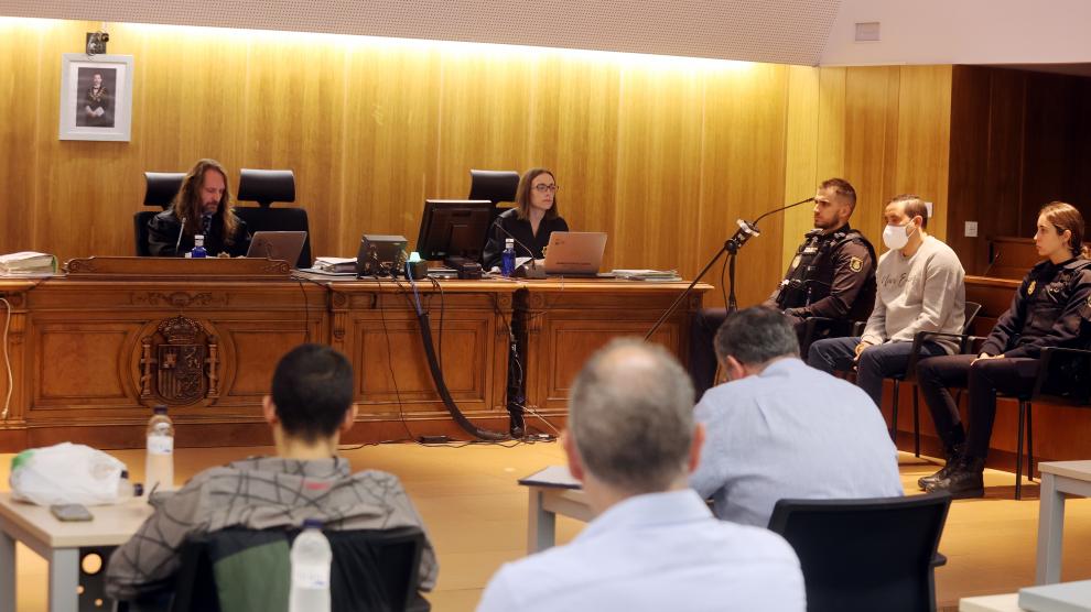Vista oral del juicio por el crimen de Hassna, celebrado esta semana en la Audiencia Provincial.