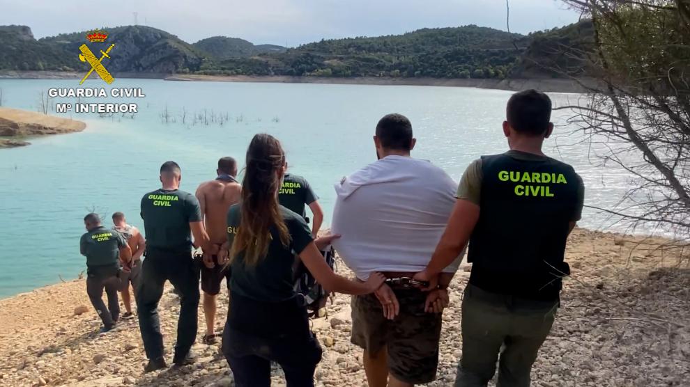 Los agentes han arrestado a diez personas en seis municipios de Sobrarbe y Ribagorza