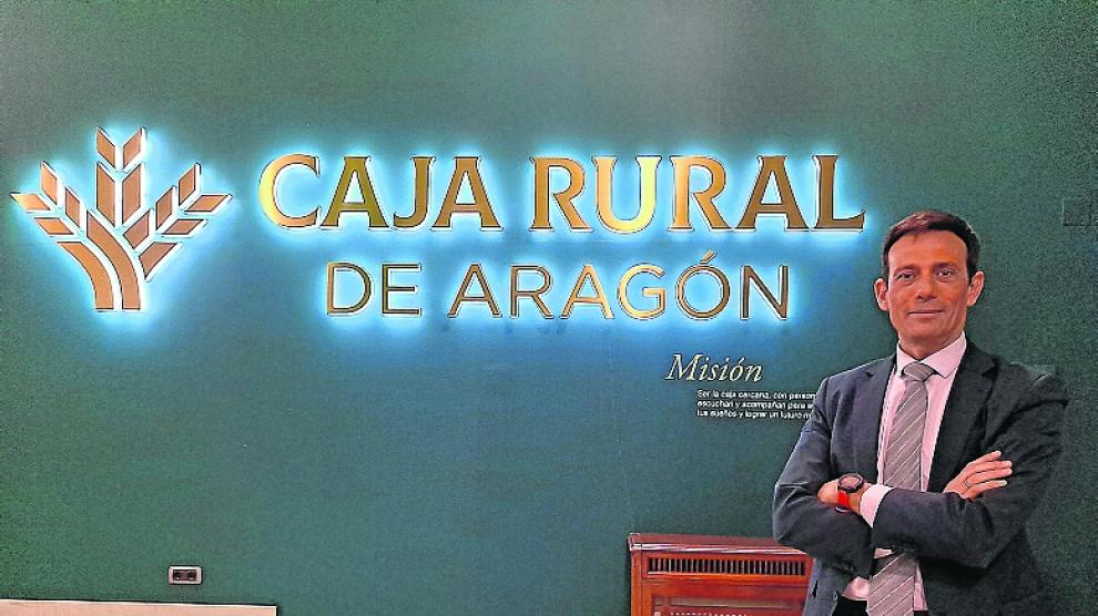 Alejandro Lanuza, director territorial de Caja Rural en la provincia.