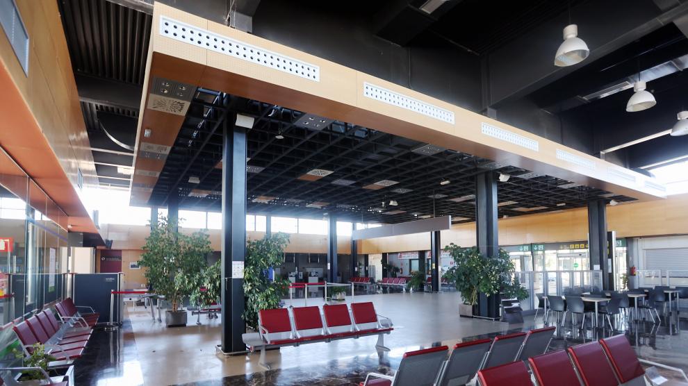 Fotografía del Aeropuerto Huesca-Pirineos.