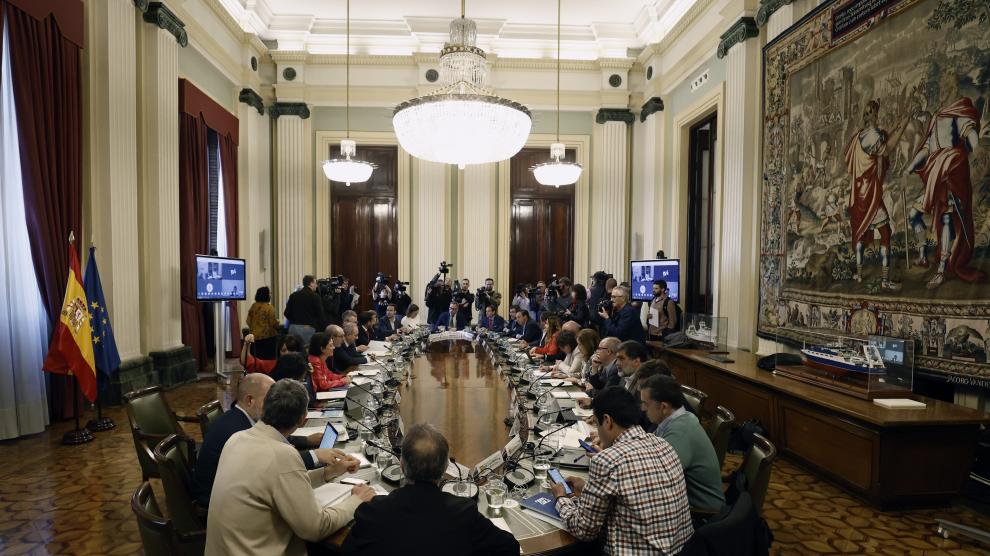 Reunión de la Mesa de la Sequía este miércoles en Madrid.