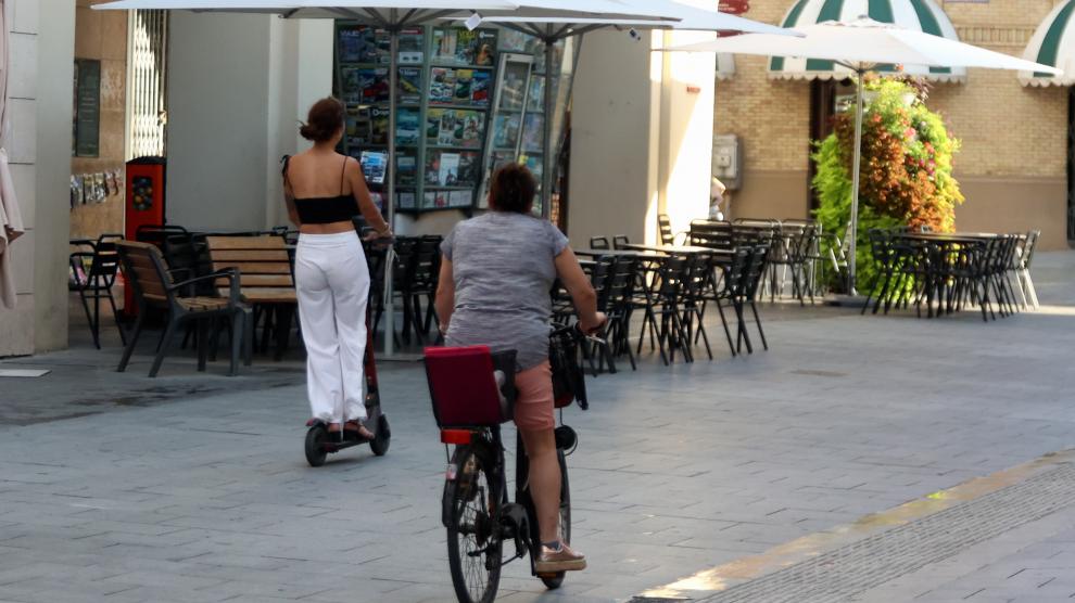 La Policía Local de Huesca ha realizado una campaña de control del uso de patinetes.