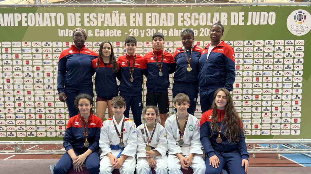 Todos los medallistas aragoneses en Madrid
