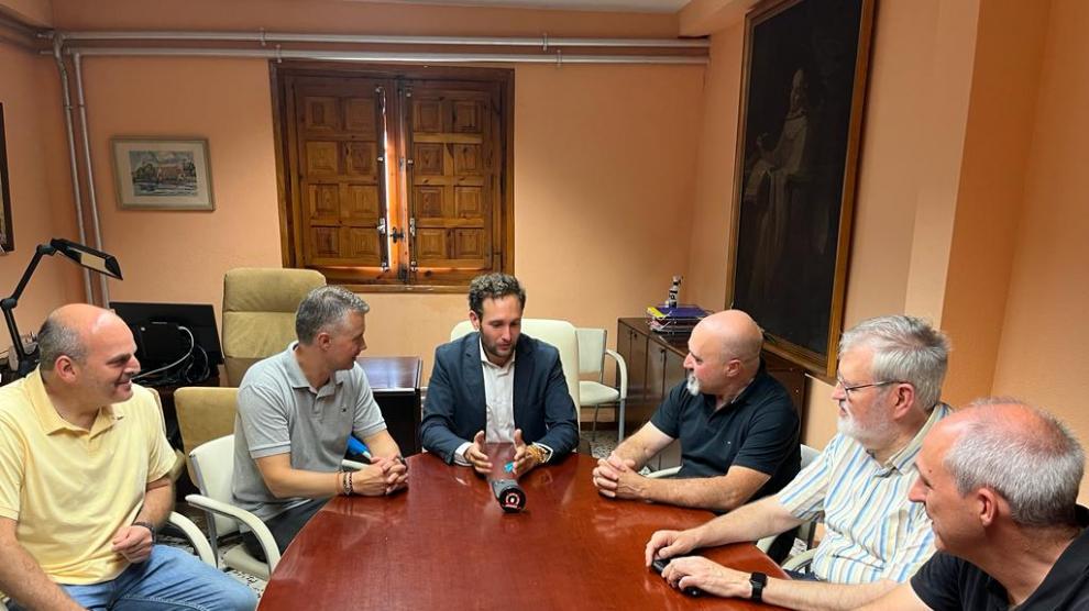 Visita de Isaac Claver a Jaca.