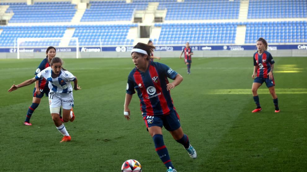 Encuentro de la SD Huesca Femenino contra el RCD Espanyol de la Copa de la Reina.