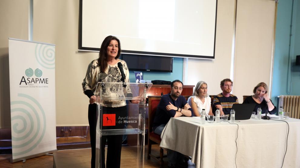 Del Río, Vinués, Mainar, Carcavilla y Sorinas, en los actos de Asapme Huesca.