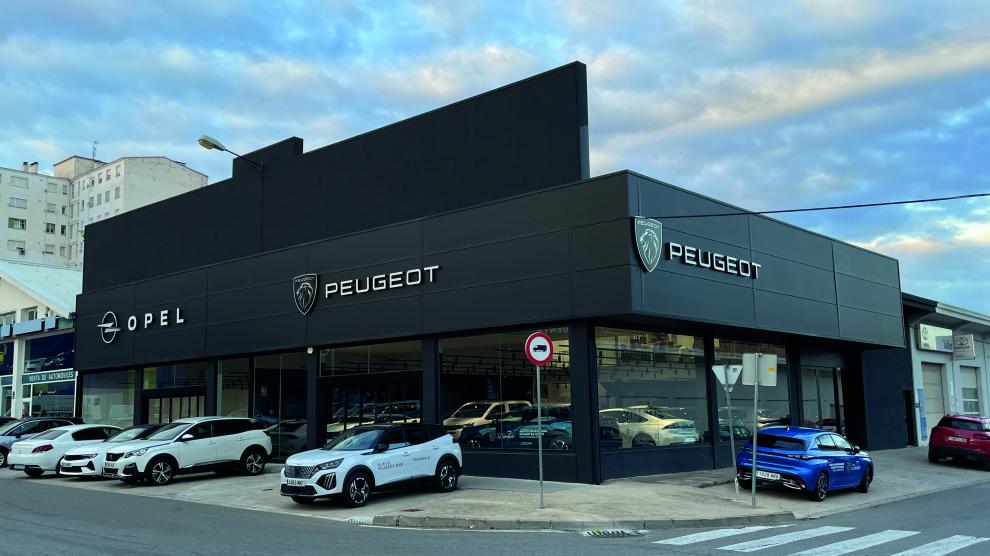 Instalaciones del concesionario de Peugeot del Grupo Aramóvil en Huesca y provincia.