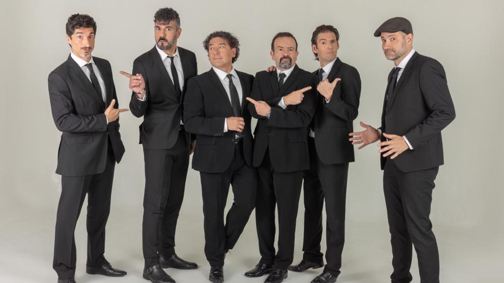 Carlos Valledor, Juan Luis García, Augusto González, Fermín Polo, Carlos Marco y Satur Rodríguez.